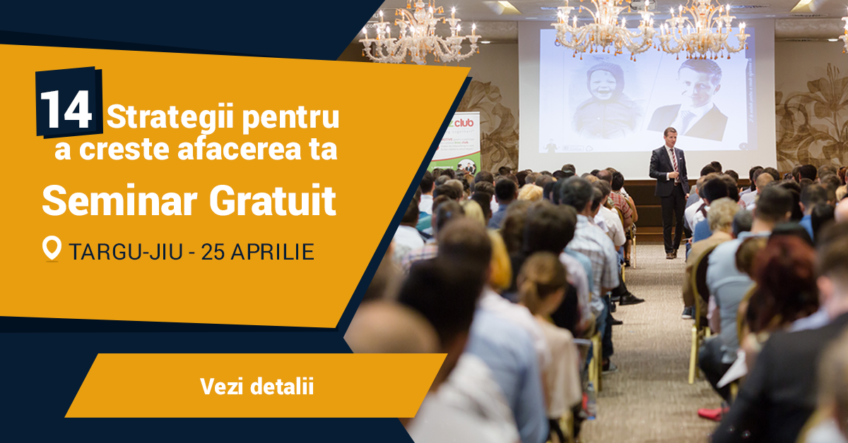 Seminar Gratuit Pentru Antreprenori, Marca Lorand Soares Szasz, In Targu Jiu