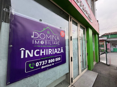 Închiriere spaţiu comercial *100 mp - vitrină 20 m.l. - parter* Piaţa Centrală