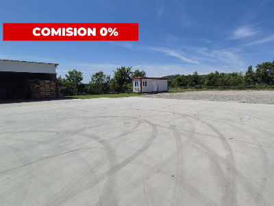 Închiriere teren industrial în Bălești - container și utilități incluse 