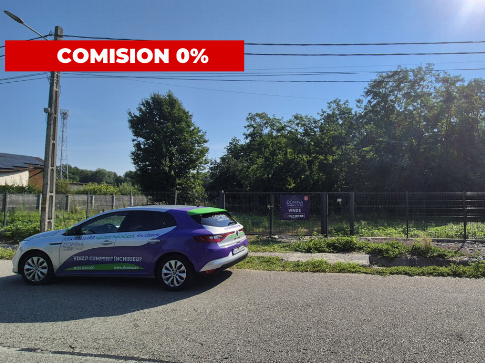 Vânzare teren 3.175 mp, front 66 m.l., comuna Peștișani - sat Brădiceni