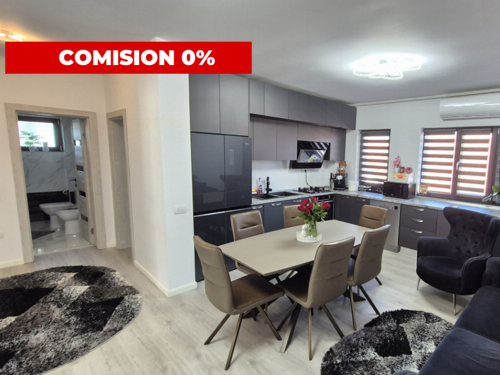 Vânzare apartament modern cu 3 camere, 83 mp, cartier Primăverii, Târgu Jiu