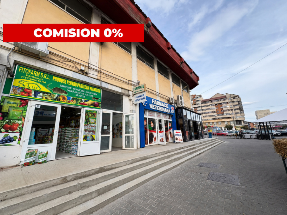 Închiriere spațiu comercial situat în Târgu Jiu, Piața Centrală