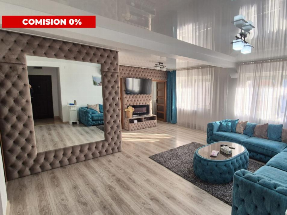 Închiriere apartament 4 camere mobilat/utilat modern, et.1, strada 23 August